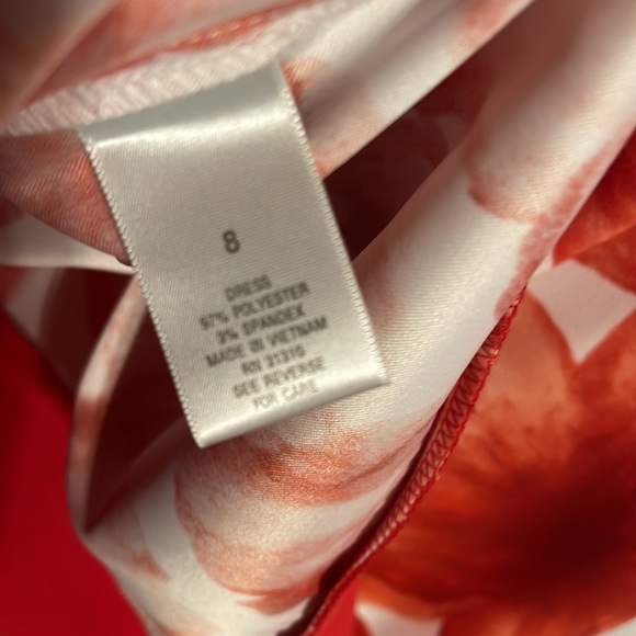 NWOT Dressbarn sleeveless floral sheath dress size 8 - Picture 8 of 8